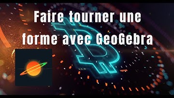 Faire tourner une forme avec GeoGebra