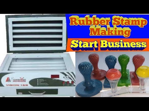 How to make Rubber stamp ! Polymer Rubber Stamp