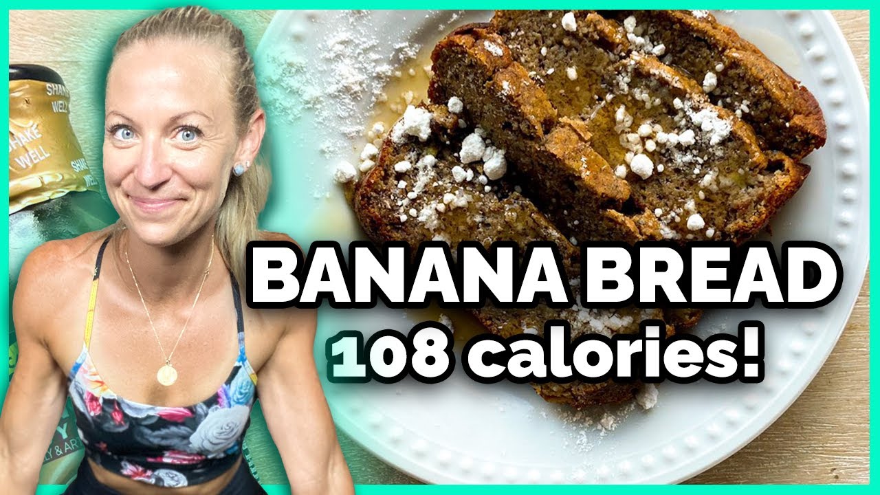 Healthy Banana Bread - 108 Calories a Slice! - YouTube
