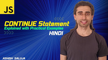 JavaScript Continue Statement - Hindi