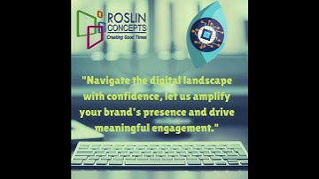 Welcome to Roslin Concepts - Your Gateway to Digital Marketing Mastery!