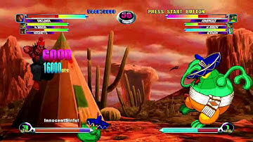 Marvel VS Capcom 2 (Xbox 360) Arcade Mode as Akuma, M. Bison & Magneto