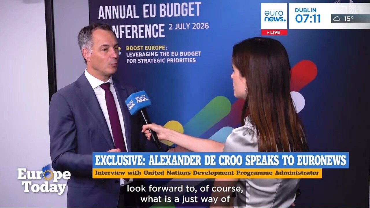 UN's De Croo: "War is development in reverse"