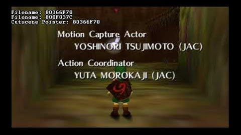 Ocarina of Time - Credits Warp (ramwrite method) for N64/Wii/Wii U