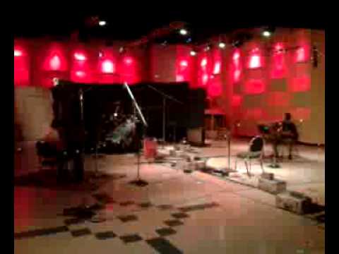 Aurora Sky Laying Down Drum Tracks With Glen Sobel...
