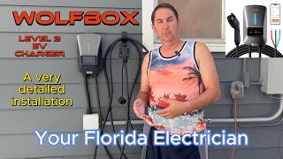Wolfbox Level 2 Ev Charger - A Very Detailed Install Using Schedule 40