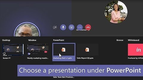 How to share PowerPoint slides in Microsoft Teams