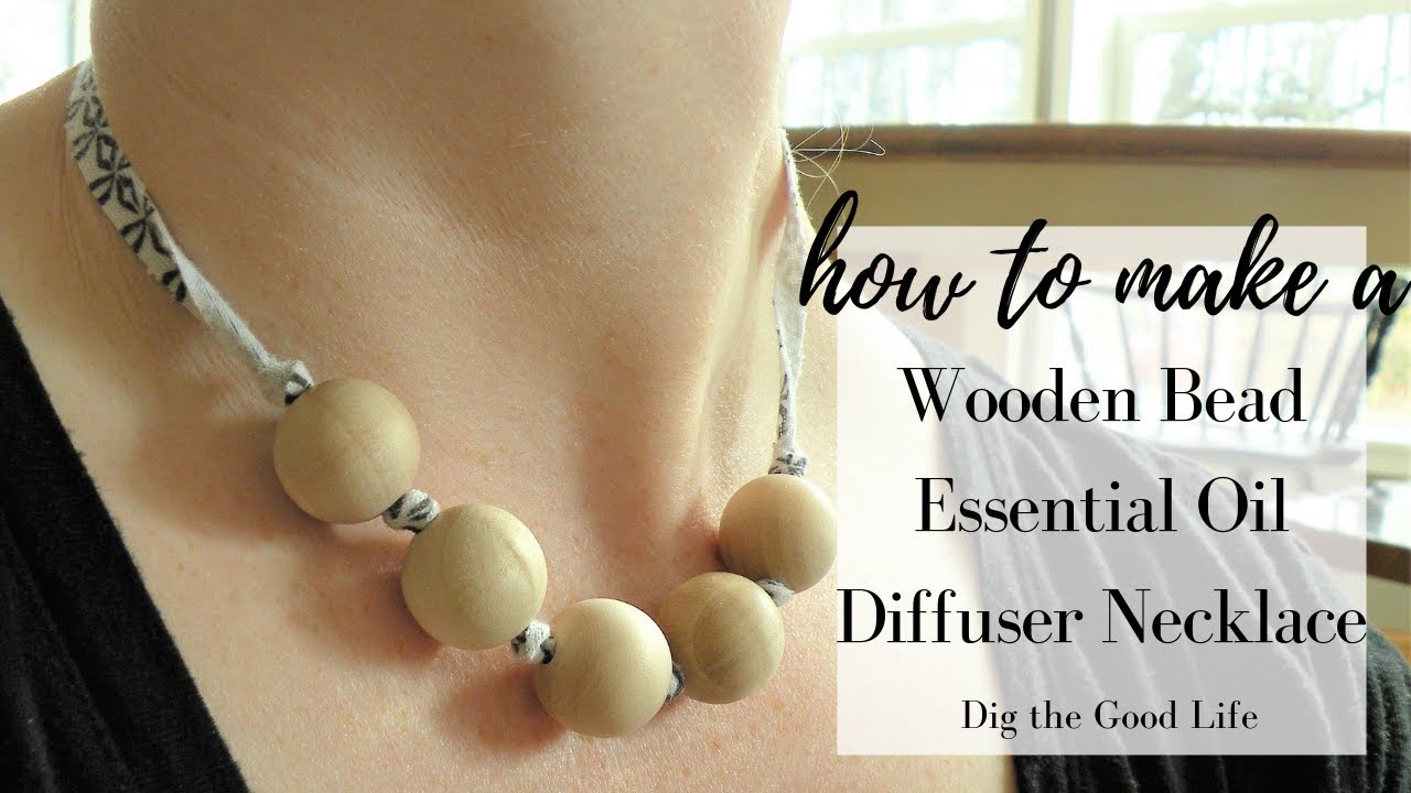 Easy Wooden Beads Necklace - YouTube