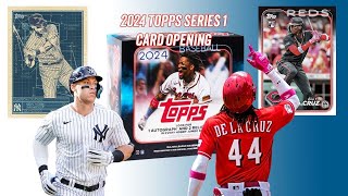 Elly De La Cruz numbered card!! 2024 Topps Baseball Series 1 Jumbo Box!! RARE PULL‼
