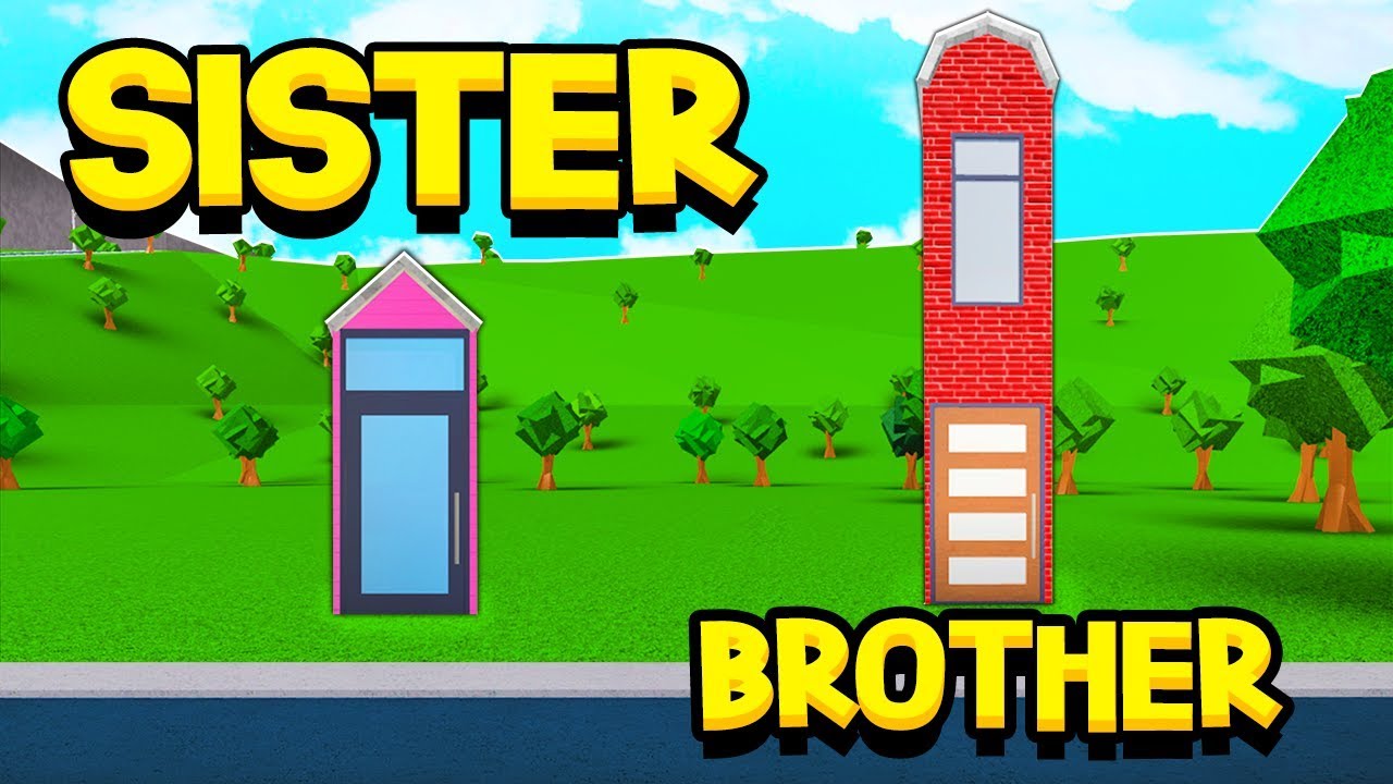 Sister Vs Brother 1x1 Bloxburg House Build Off Roblox Youtube - roblox blogburg build offs