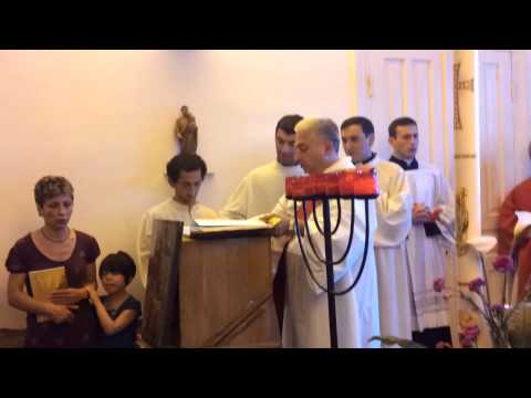 სულთმოფენობის წირვა ქუთაისის კათოლიკურ სამრევლოში 8 ივნისი 2014 3