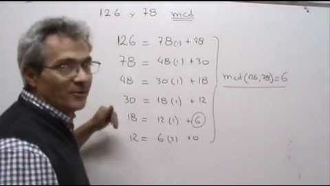 algoritmo de Euclides