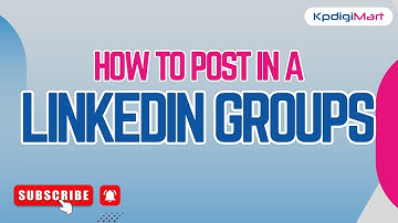How To Post In A LinkedIn Group | LinkedIn In Group Post | Post In Linkedin Group