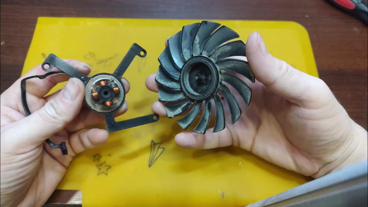 Video card fan repair Guide YouTube