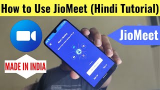 JioMeet Tutorial in Hindi | Made in India Alternative of Zoom Meeting App screenshot 5