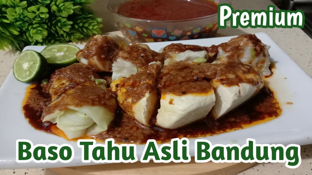 Baso Tahu siomay sambal kacang asli Bandung YouTube