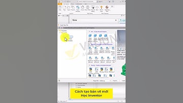 Cách tạo bản vẽ mới trong Inventor  #vaduni #hocinventor #inventory