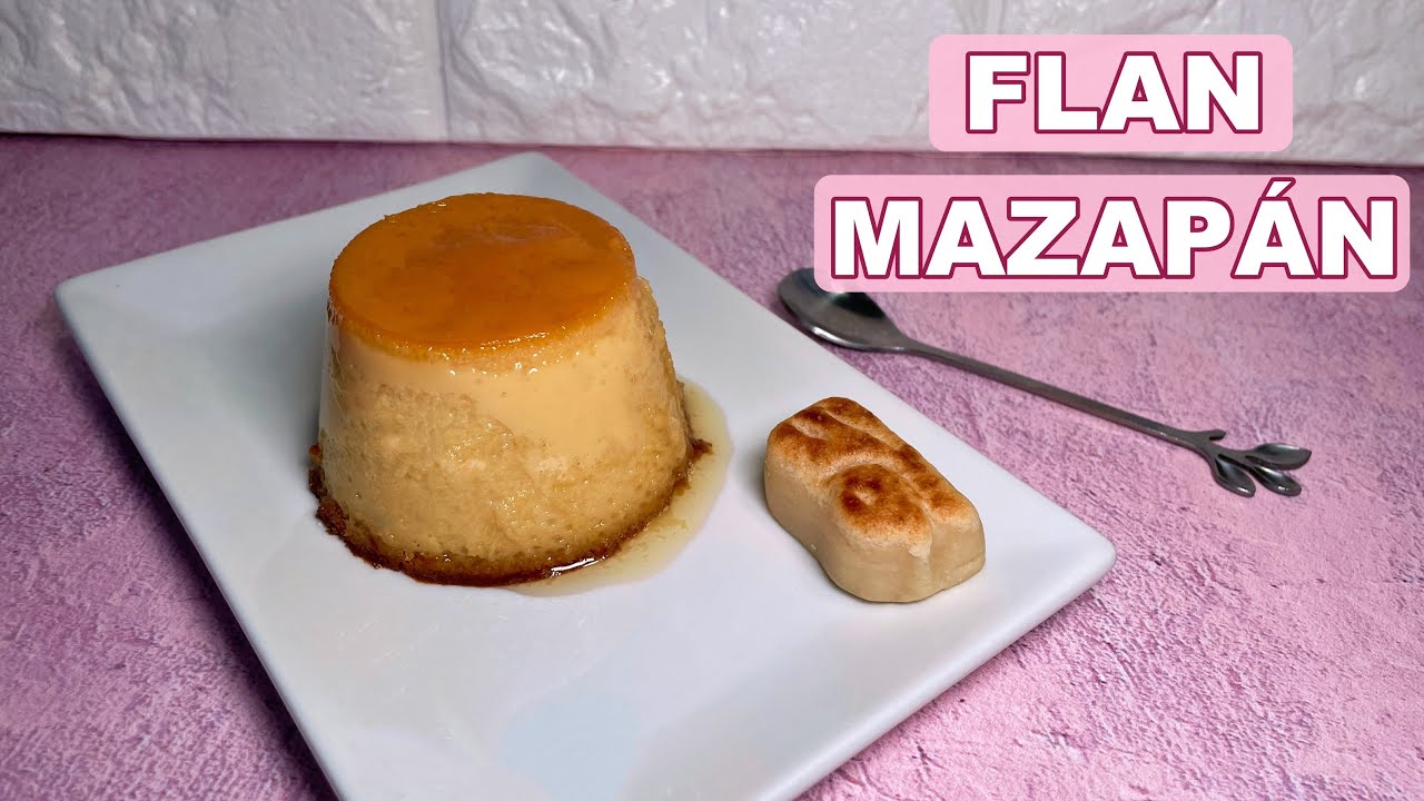 Flan de mazapan: aprovecha las sobras de navidad