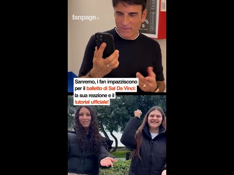 Video Sanremo, fan impazziscono per il balletto di Sal Da Vinci: la sua reazione e il tutorial ufficiale!