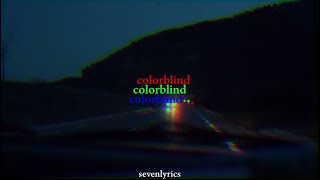 Video-Miniaturansicht von „movements - colorblind // lyrics“