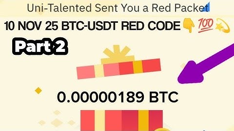 Binance Red Packet code in Binance Today Claim USDT BTC TON Red packet code 10 November 2025