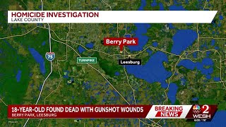 18-year-old dead after being found shot inside vehicle at Leesburg park, police say