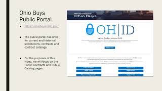 Ohio Buys Public Portal Migration Video