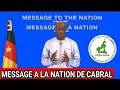 Fte de lunit 2024  cabral libii adresse un message au peuple camerounais