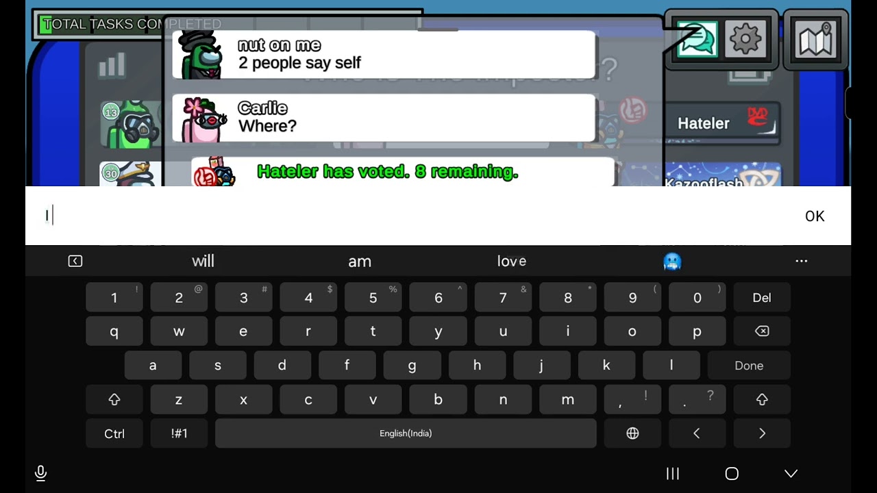 Among us got confused between green and light green ( lime)