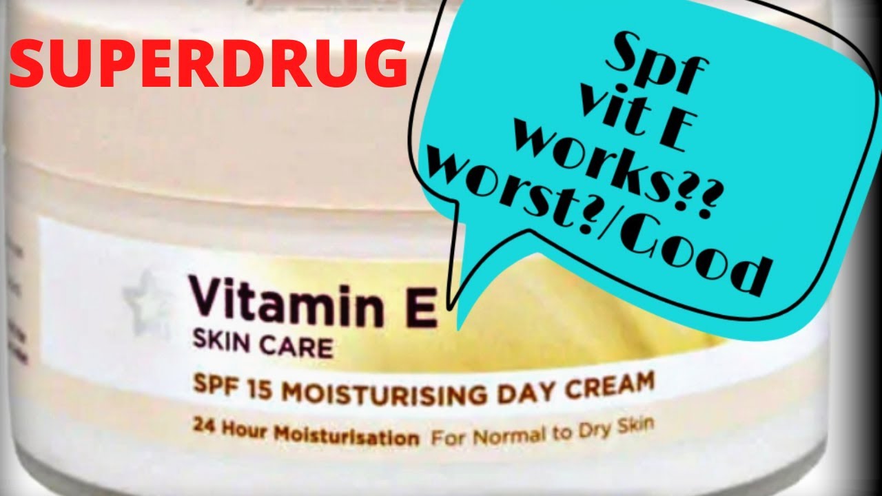 vitamin e skin care spf 15 moisturising day cream