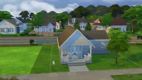 Sims 4 Speed Build: Starter Home in just 10 minutes!