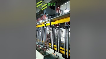 Amazing fully-automatic hanging plating machine line
