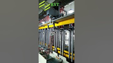 Amazing fully-automatic hanging plating machine line