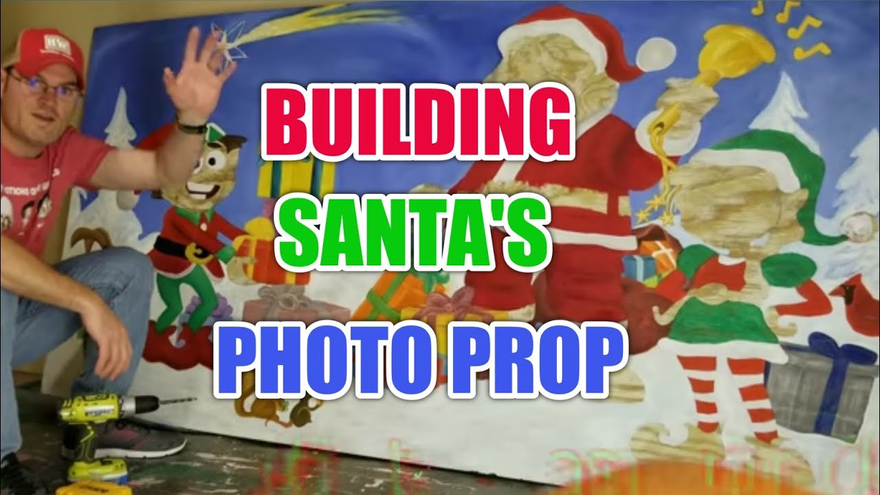 How To Make A Christmas Face Cut Out Photo Prop (Cutting The Faces ...