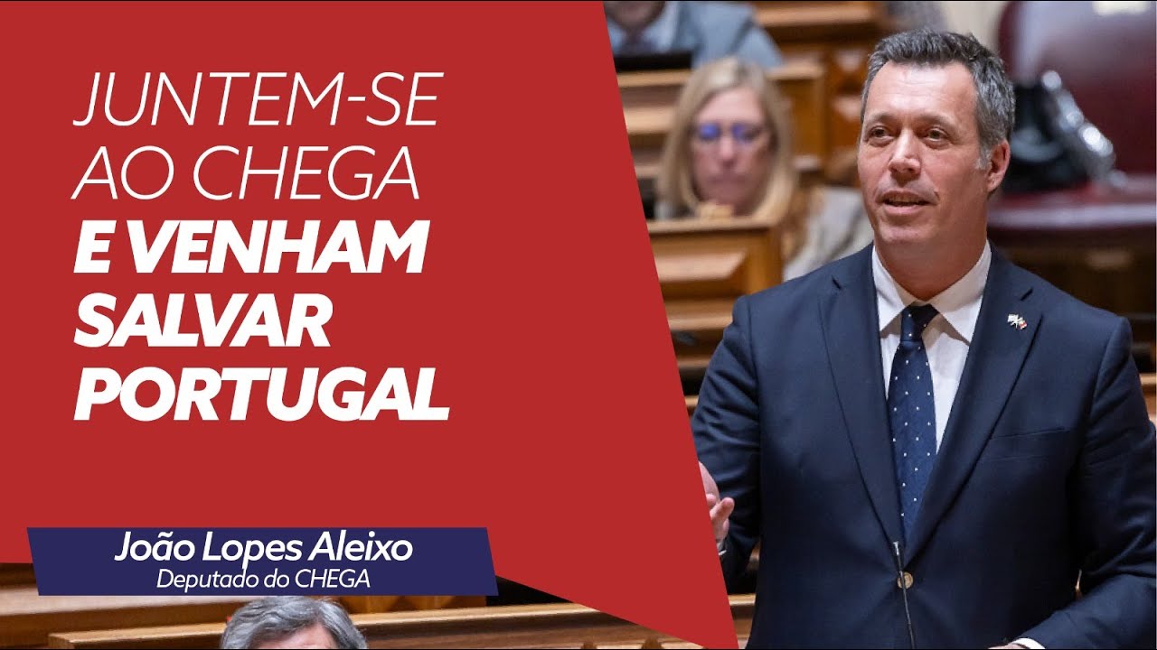 Juntem-se ao CHEGA e venham salvar Portugal - YouTube