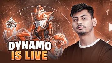 PUBG MOBILE LIVE WITH DYNAMO | HYDRA SQUAD RANK PUSHING IN CONQUEROR LOBBY #KARKEDEKHLO