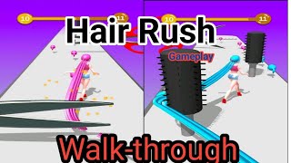Hair Rush ✂️🎎 #23 Level Gameplay Trailer iOS, Android New Games screenshot 5