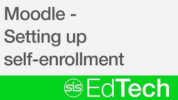 Set up Moodle Self-Enrollment