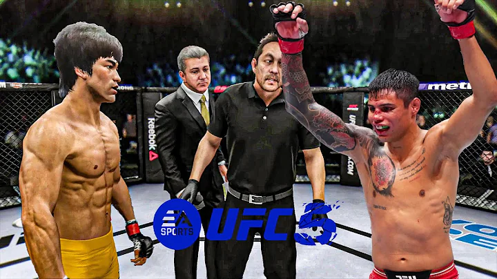Bruce Lee vs Daniel Zellhuber   EA Sports UFC 5   Epic Fight 🔥🐲