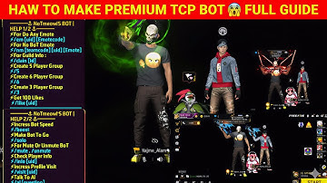 MAKE TCP BOT 🔥 TERMUX SETUP + TCP BOT TUTORIAL HOW TO MAKE FF