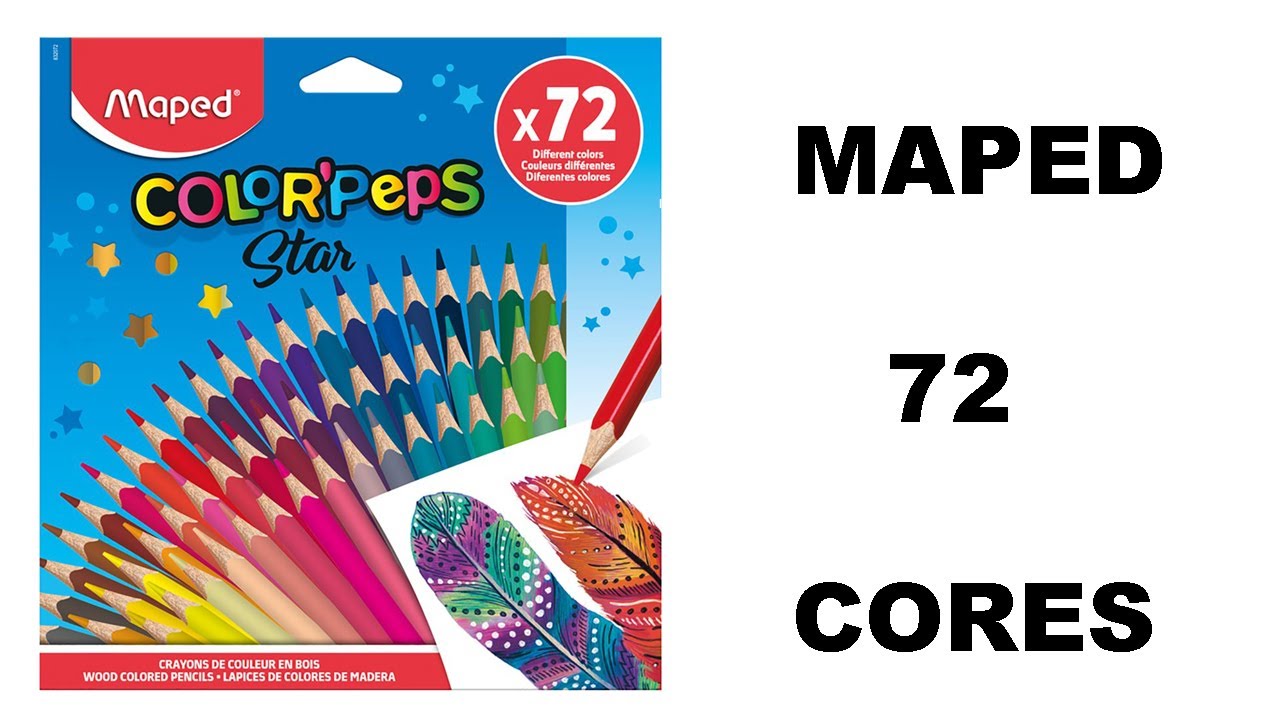 LÁPIS DE COR MAPED 72 CORES