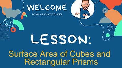 Surface Area of Cubes and Rectangular Prisms