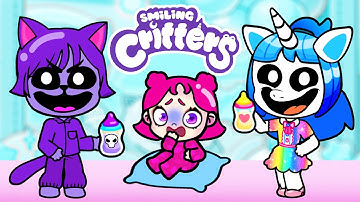 I WAS ADOPTED BY CATNAP AND CRAFTYCORN IN AVATAR WORLD | The Smiling Critters