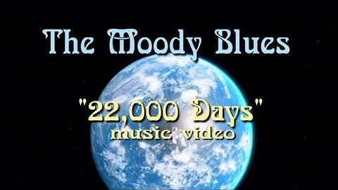 THE MOODY BLUES "22,000 Days" music video w/lyrics. 1981 deep cut. Video by Visualize Prog, 2022