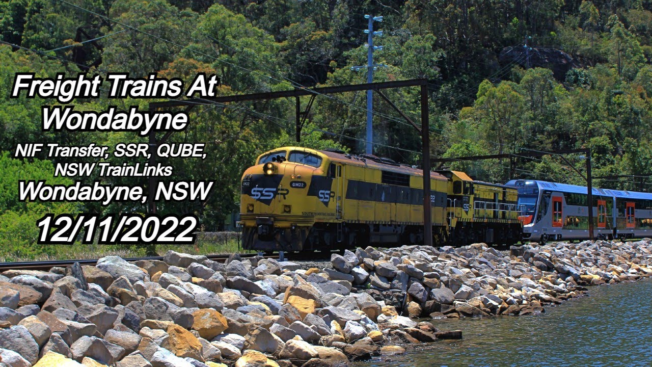 Freight Trains At Wondabyne - CCN Train Action | Wondabyne, NSW | 12/11 ...