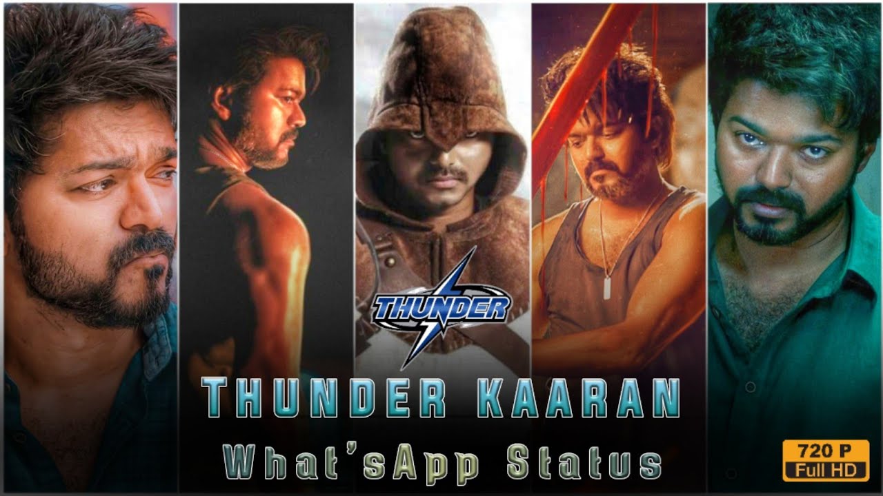 🥷 Thunder Kaaran ⚡ promo song Vijay Version 💥 Hiphop Aadhi 