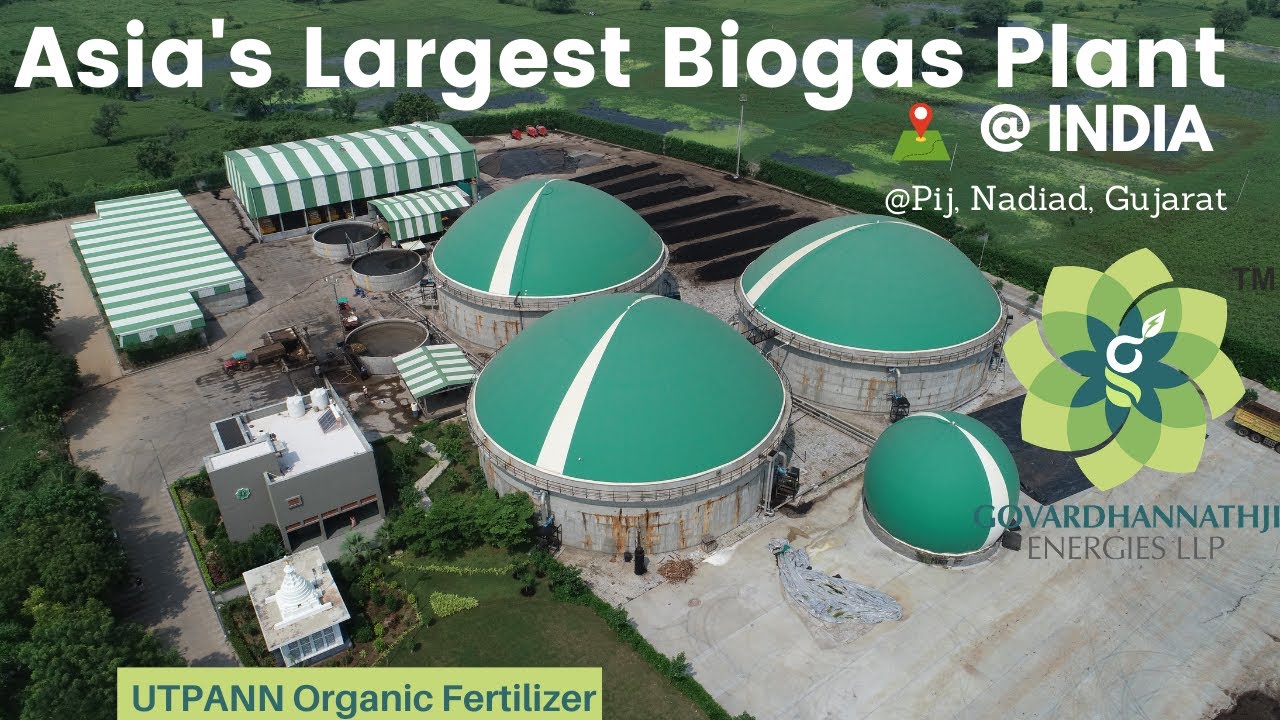 Utpann Organic Manure Asias Largest Biogas Plant Govardhannathji