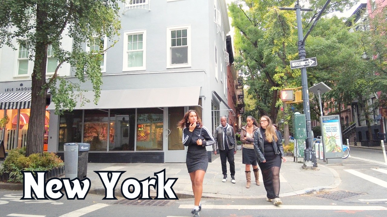 New York, Amerika Serikat | Greenwich Village NYC | Tur Jalan Kaki 4K