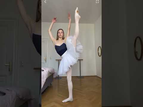 Ballet moves spark joy #ballerina #flexible