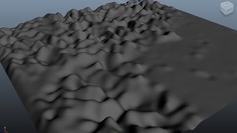 Maya tutorial: How to create a mountain terrain